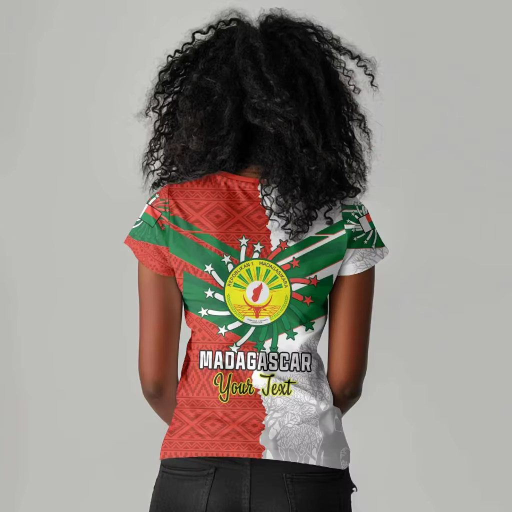 T-shirt décontracté léger à imprimé Madagascar