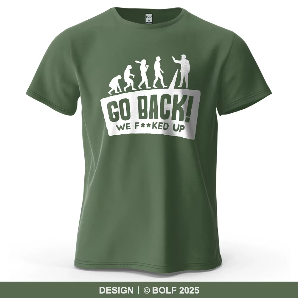 Evolution thème Humor imprimé hommes T-Shirt 100% coton surdimensionné humoristique graphique t-shirts pour haut pour