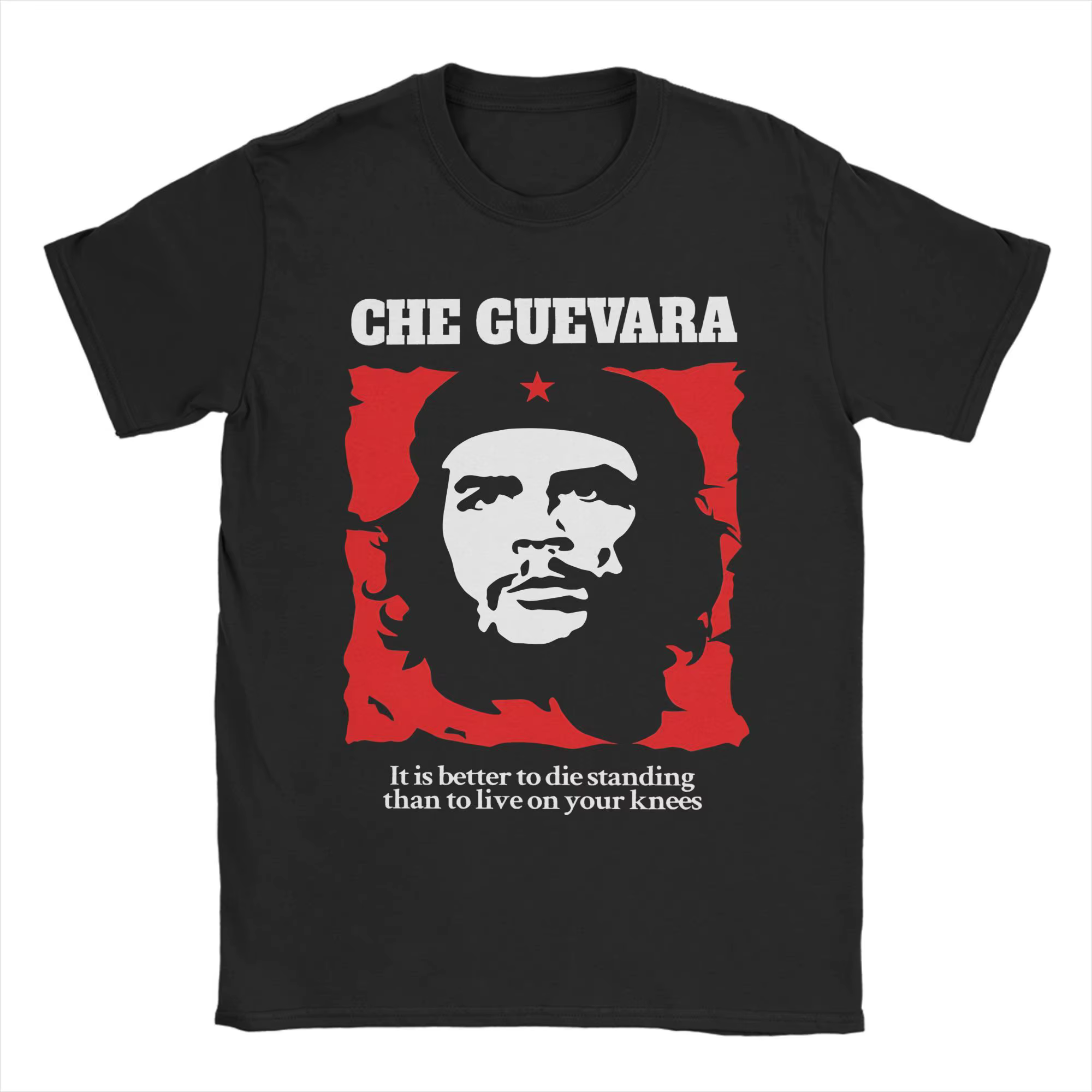 Hommes Ernesto Che Guevara Cuba t-shirt guerrilla cubaine coton vêtements génial à manches courtes col rond T-Shirts imprimés