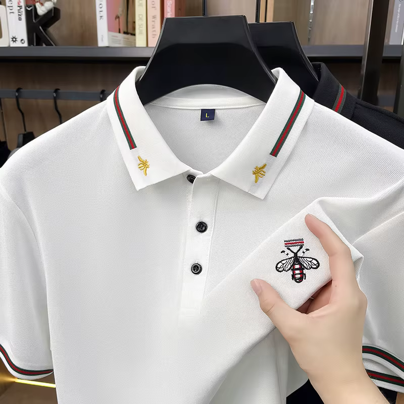 Polo homme de haute qualité à manches courtes