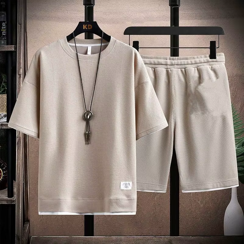 T-shirt gaufré pour hommes