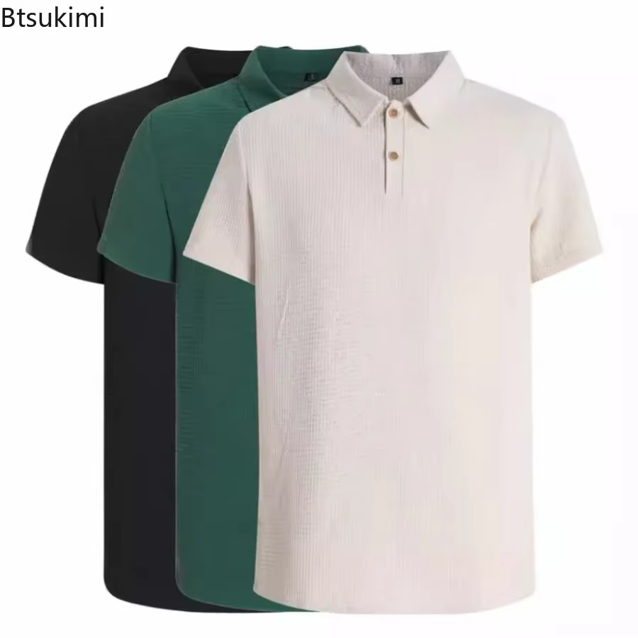Polo homme uni slim de qualité supérieure