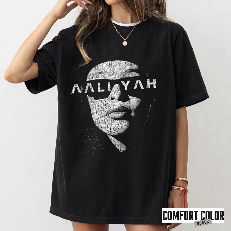 T-shirt Aaliyah R&B Music Icon