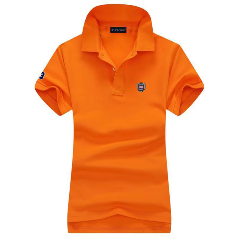 Vêtements de mode Polos Femme été nouveau Polo pour femmes chemise à manches courtes col