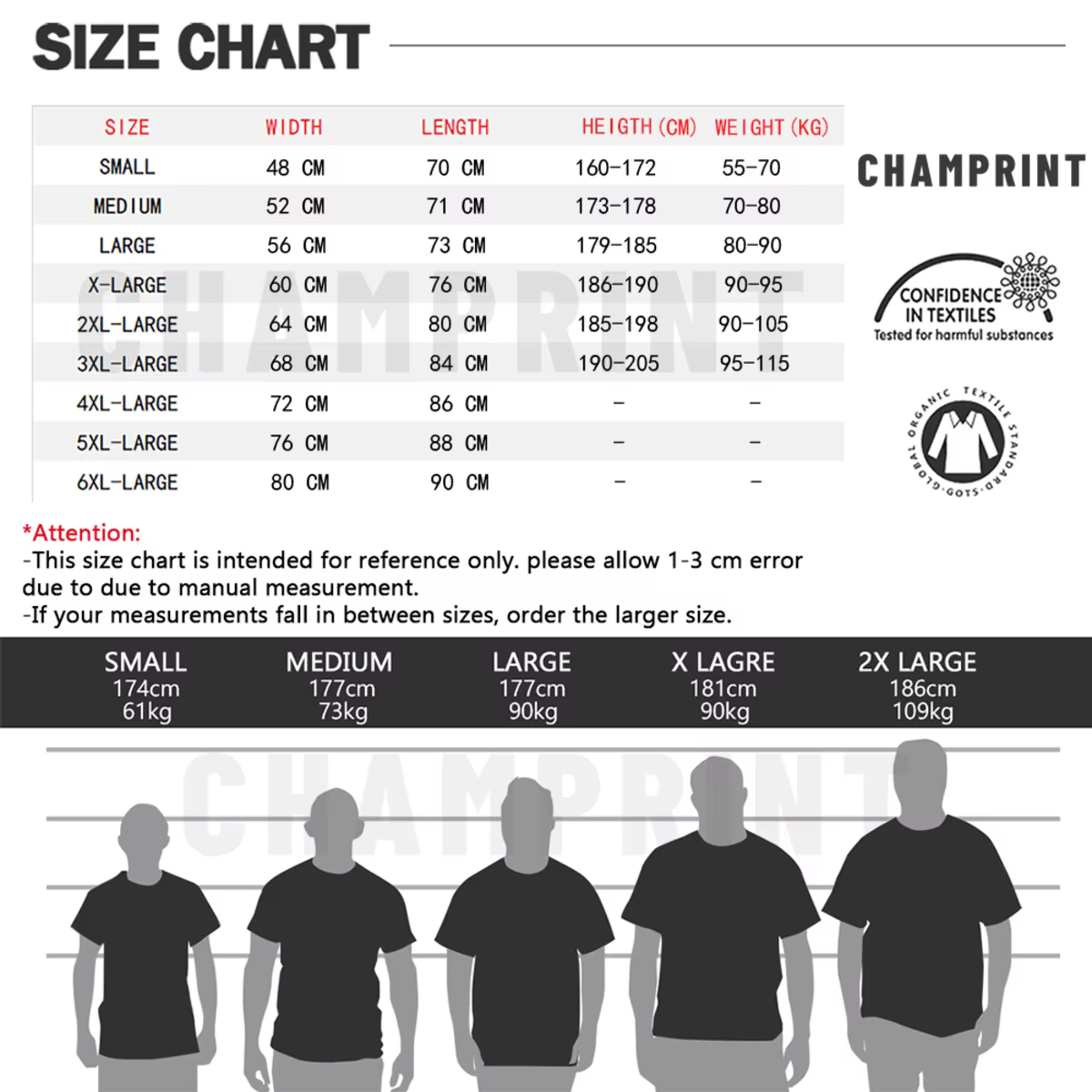 T-shirt à manches courtes et col rond pour homme