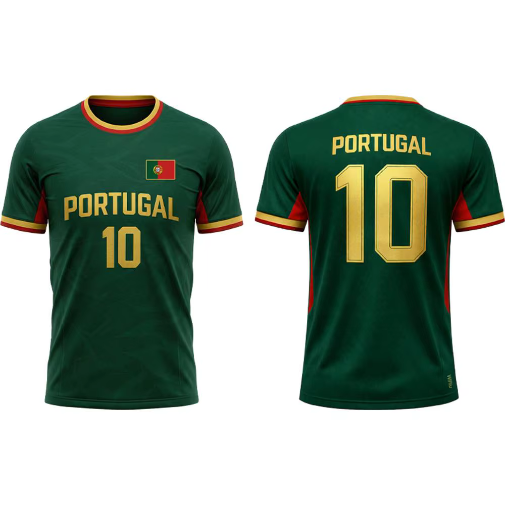 T-shirt imprimé drapeau du Portugal