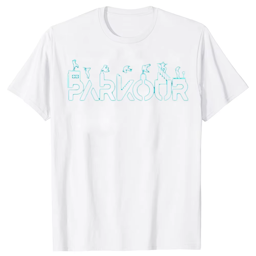 T-shirts de sport Parkour et Freerunning pour hommes et femmes