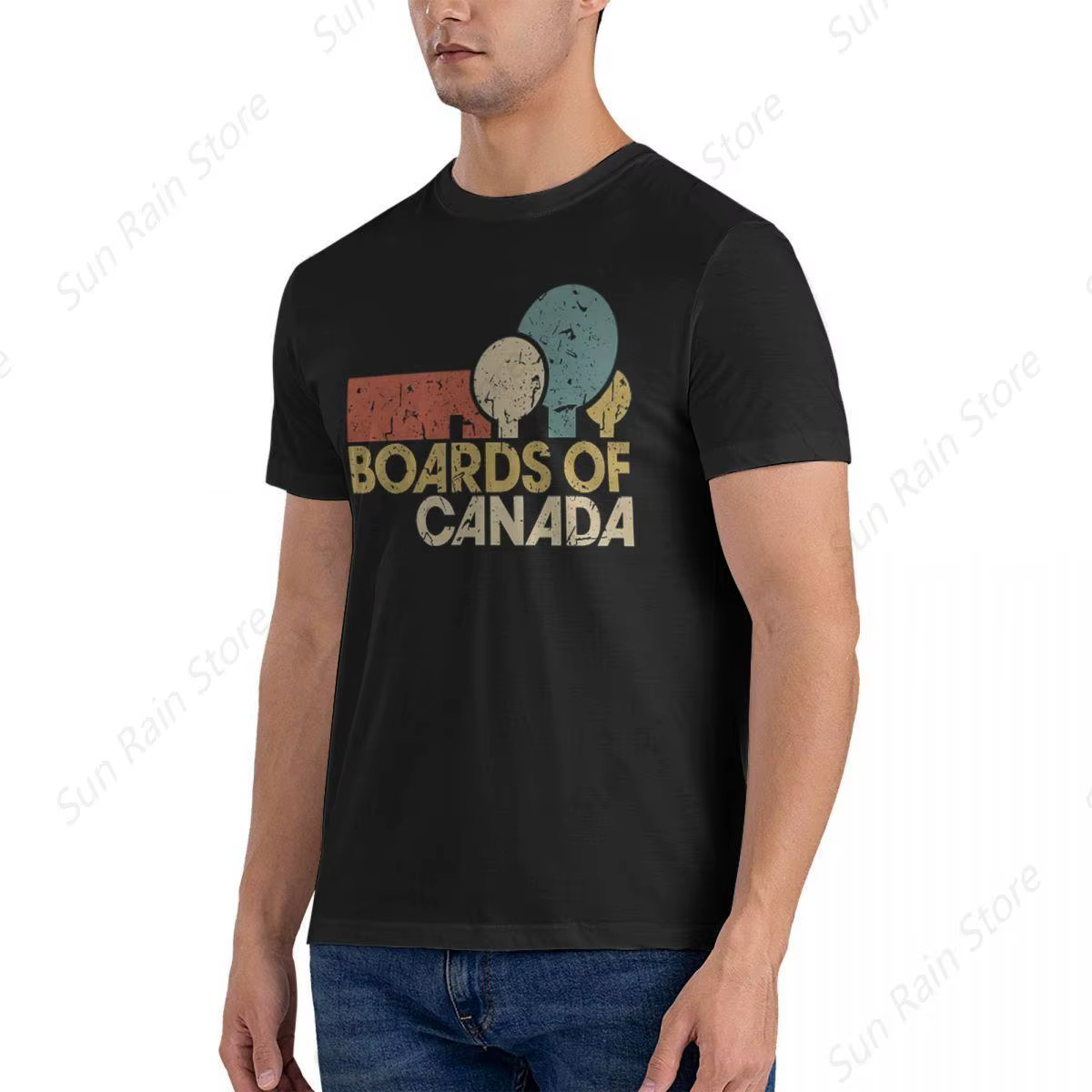 BOARDS OF CANADA In Cramped Quarters T-Shirt pour hommes coton surdimensionné t-shirts
