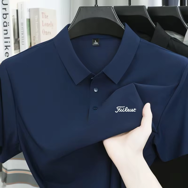 Polo classique en coton imprimé