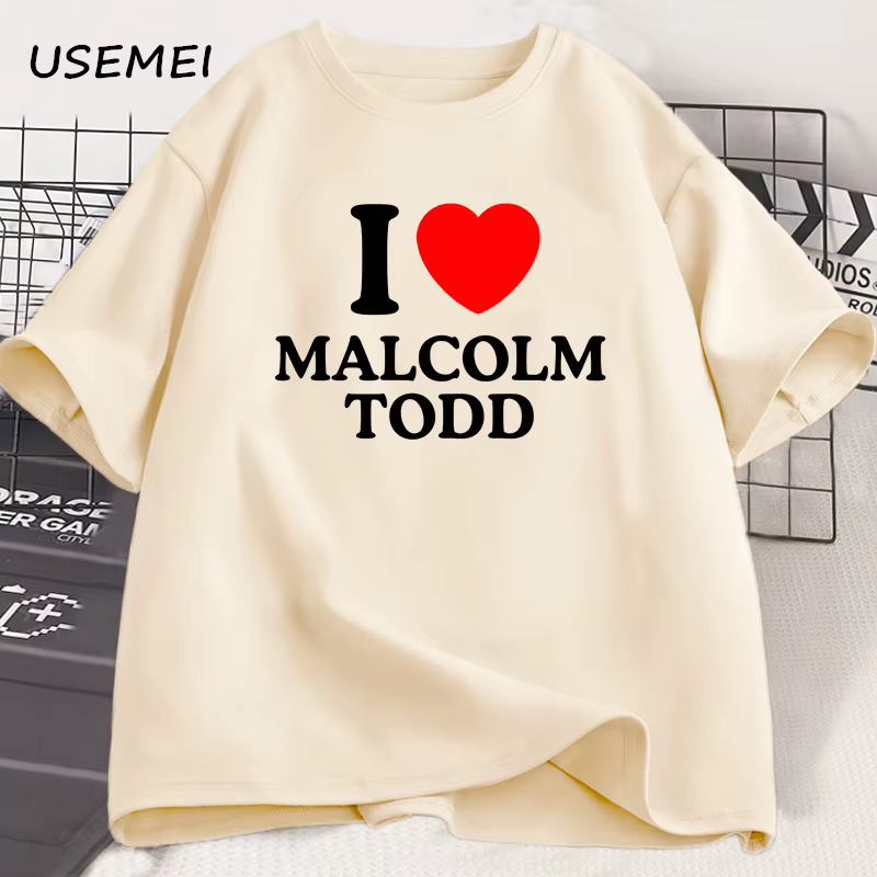 T-shirt unisexe I Love Malcolm Todd