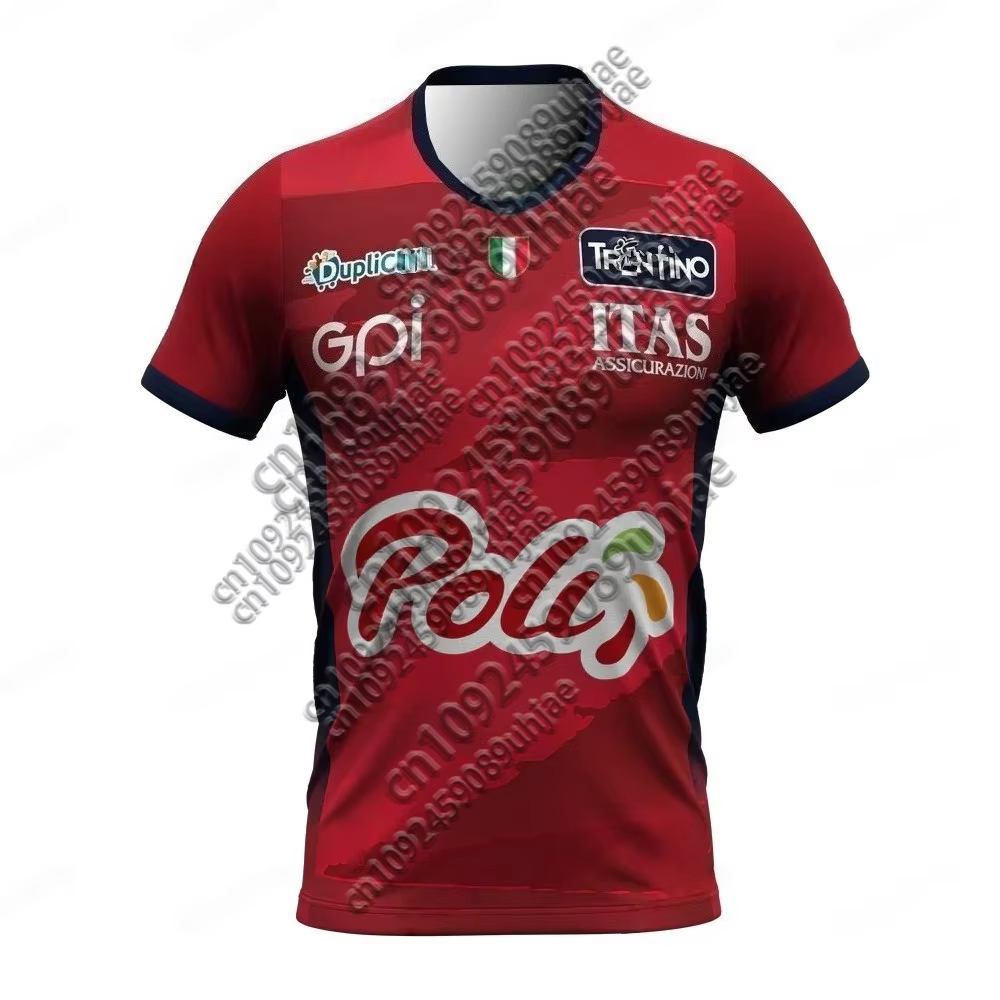 Nouvelle Arrivée Style Italien T-shirt de Volleyball Imprimé 3D Décontracté Sportif Maillot Domicile Extérieur Adulte Enfant Unisexe Hauts Assortis Famille