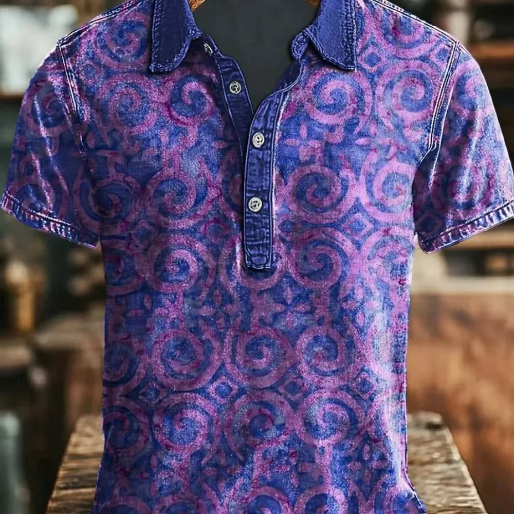 Polo imprimé pour homme