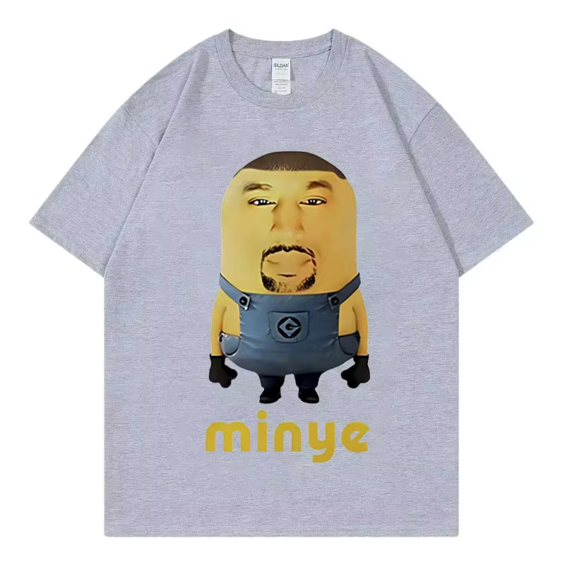 Minye Funny Meme Graphic T-shirts Fashion Hip Hop Clothing T-shirt Hommes et Femmes