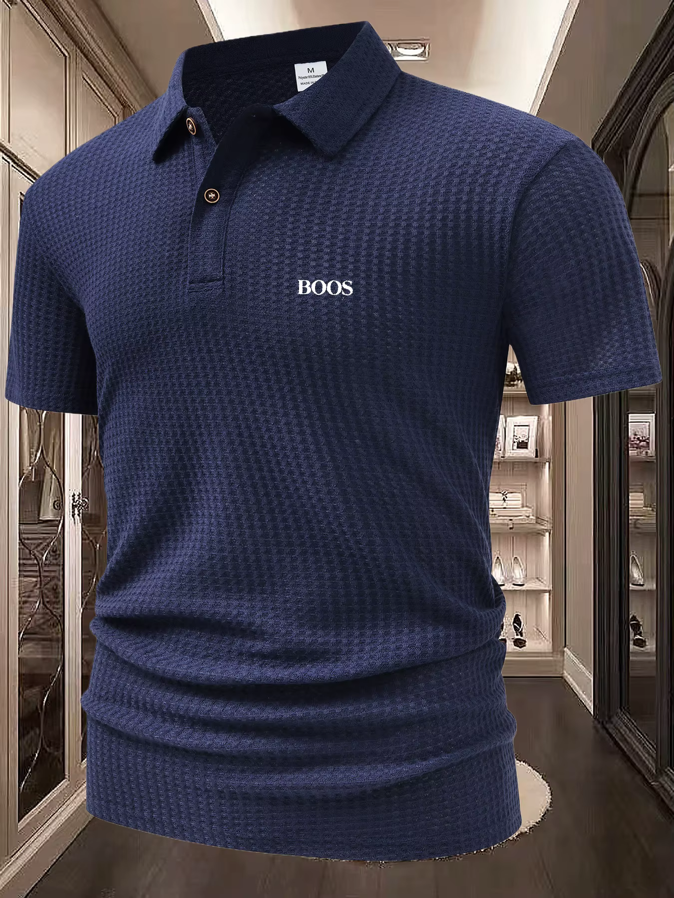 Polo à manches courtes pour hommes