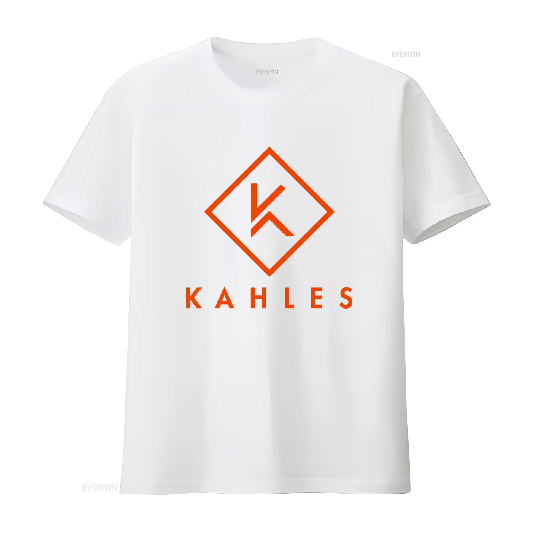 T-shirt noir pour homme Kahles Optics Rifles Hunting avec logo orange stylé pour les amateurs de plein air