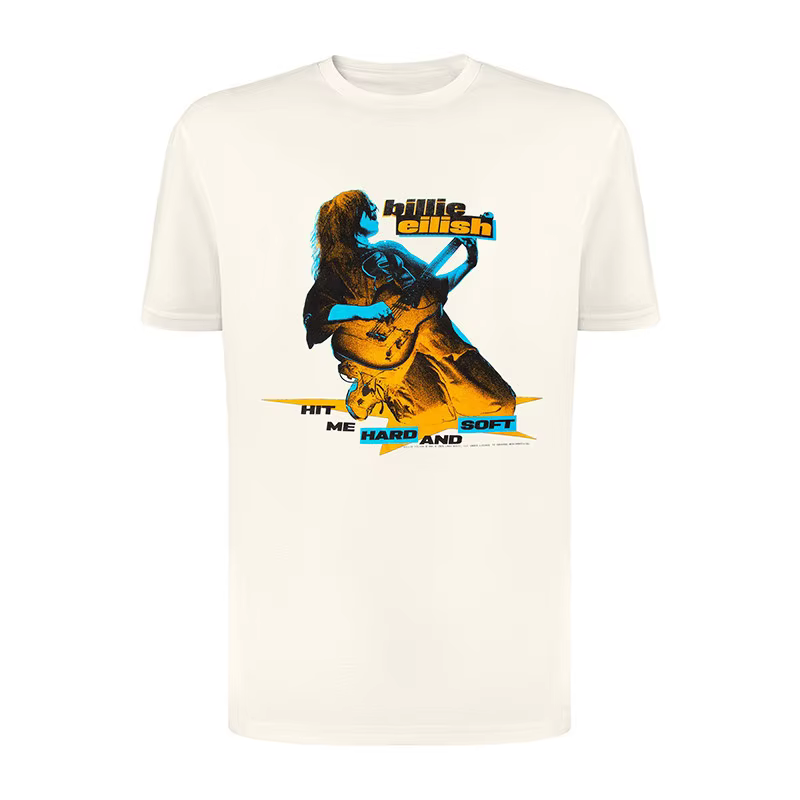 Top Billie Eilish - Chanteuse américaine - Style rock - Streetwear décontracté américain - T-shirt à manches courtes pour hommes et femmes