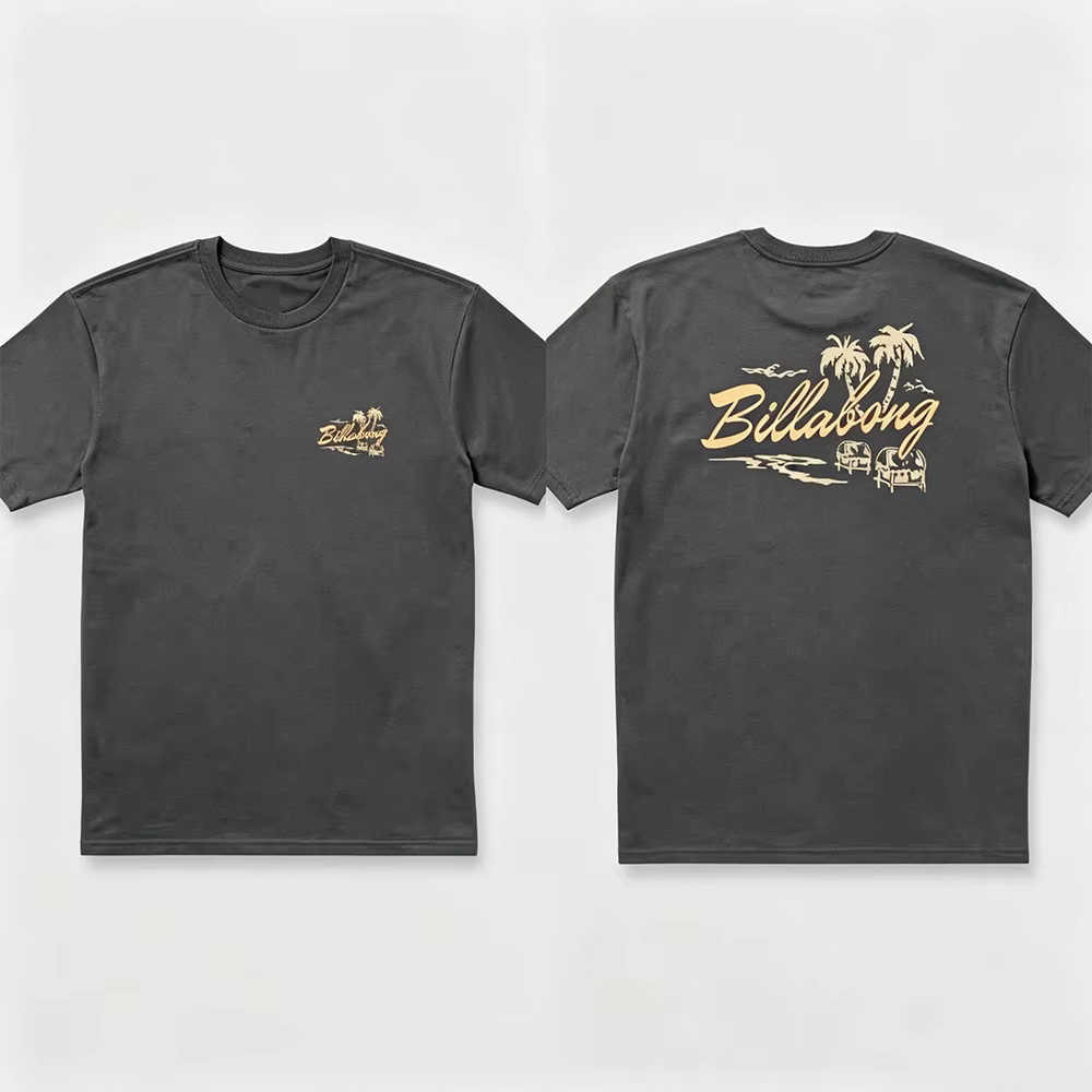 T-shirt à manches courtes respirant et décontracté Billabong pour hommes et femmes