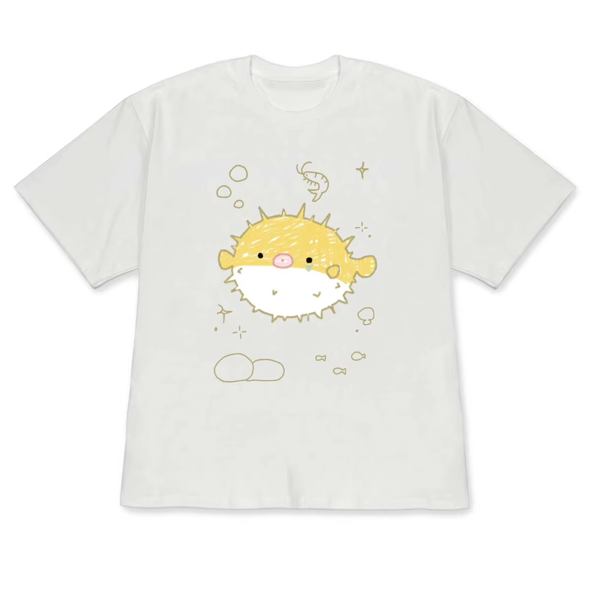 T-shirt à manches courtes avec motif de requin mignon