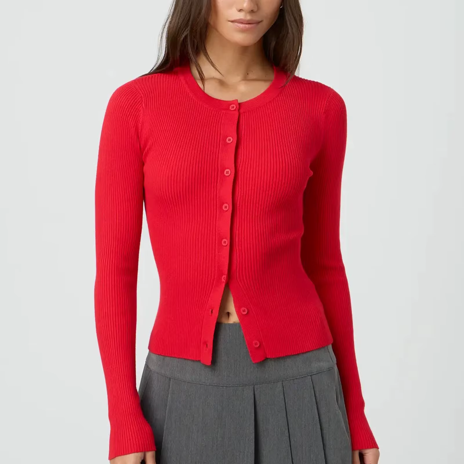 Cardigan côtelé pour femmes