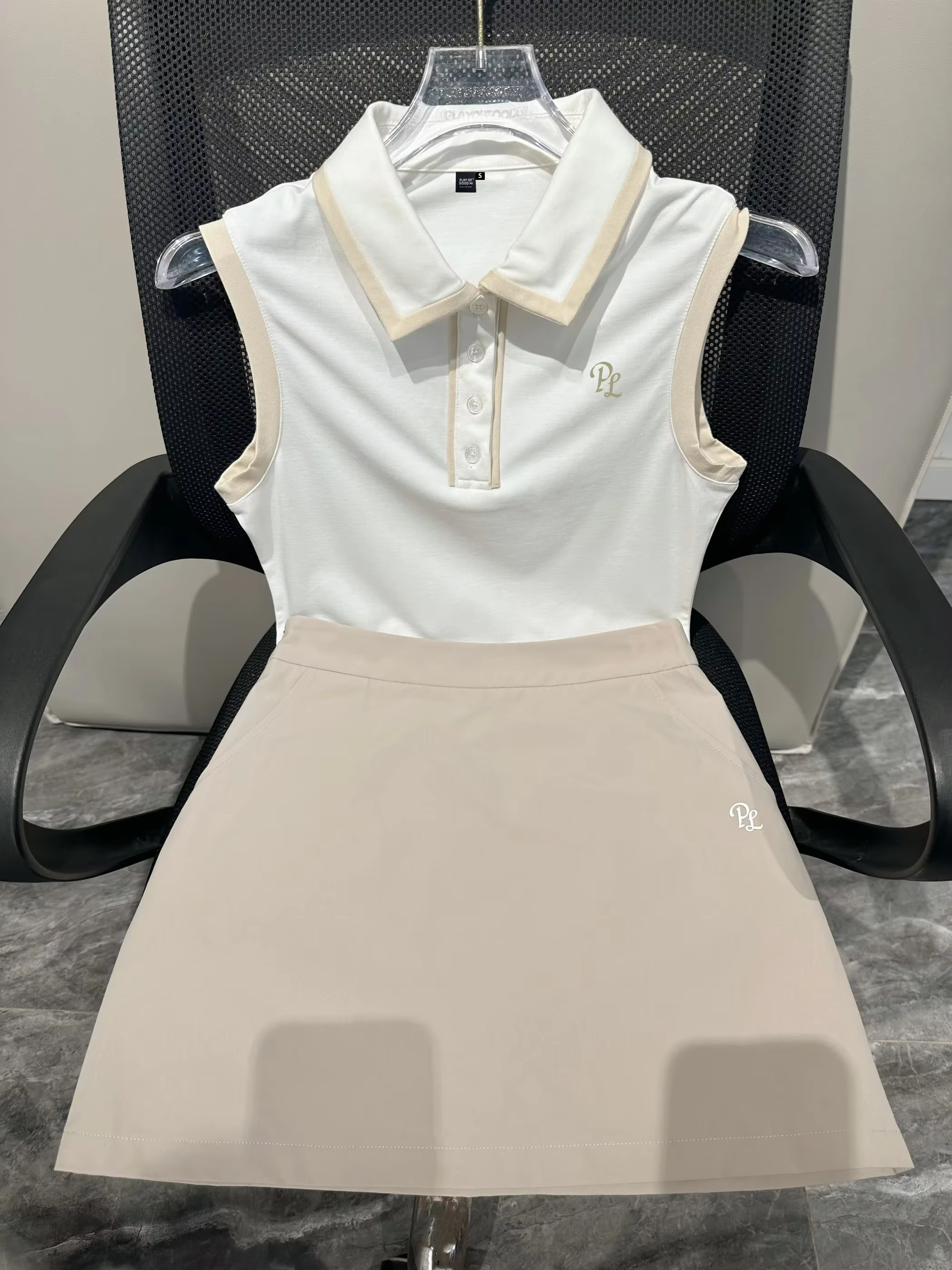 Nouveau débardeur de golf sans manches pour femme
