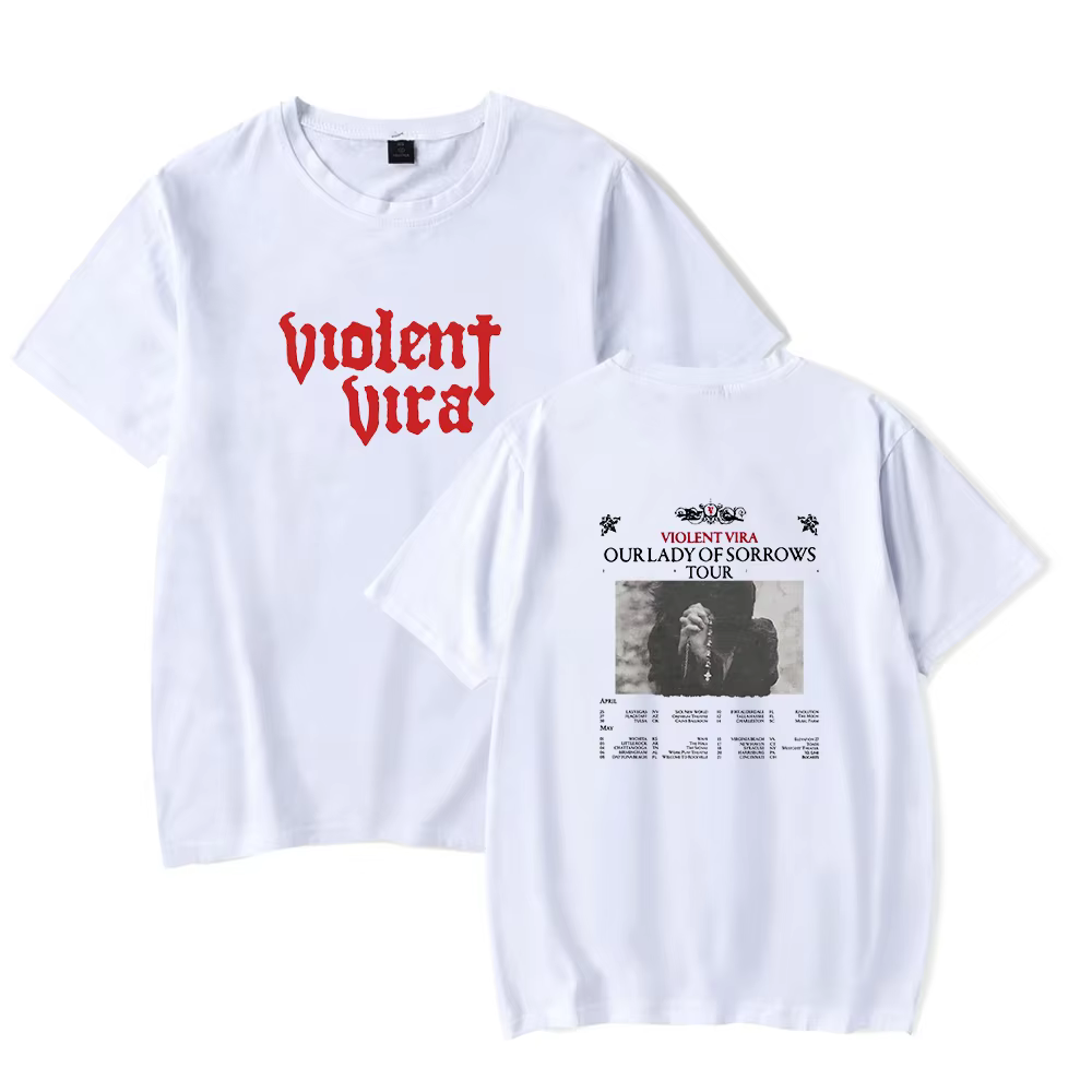 T-shirt Violent Vira Merch Our Lady Of Sorrows Tour