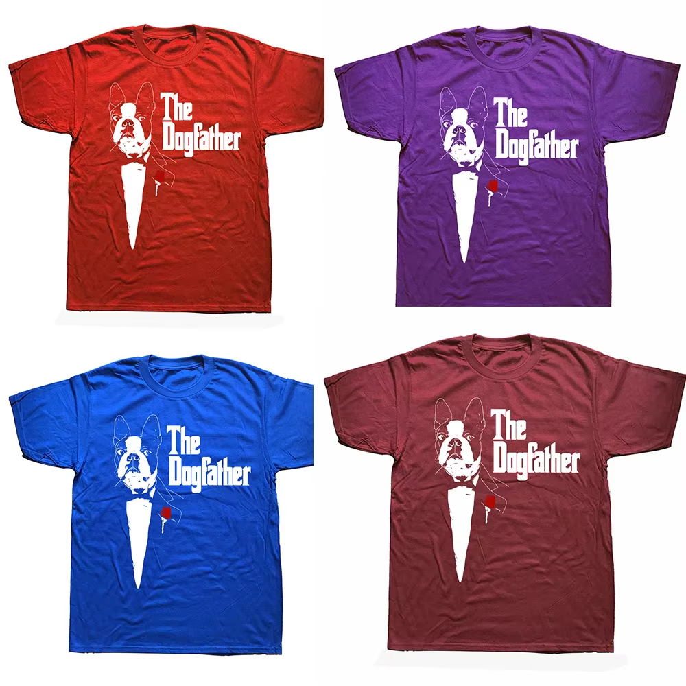 T-shirt drôle pour papa de Boston Terrier
