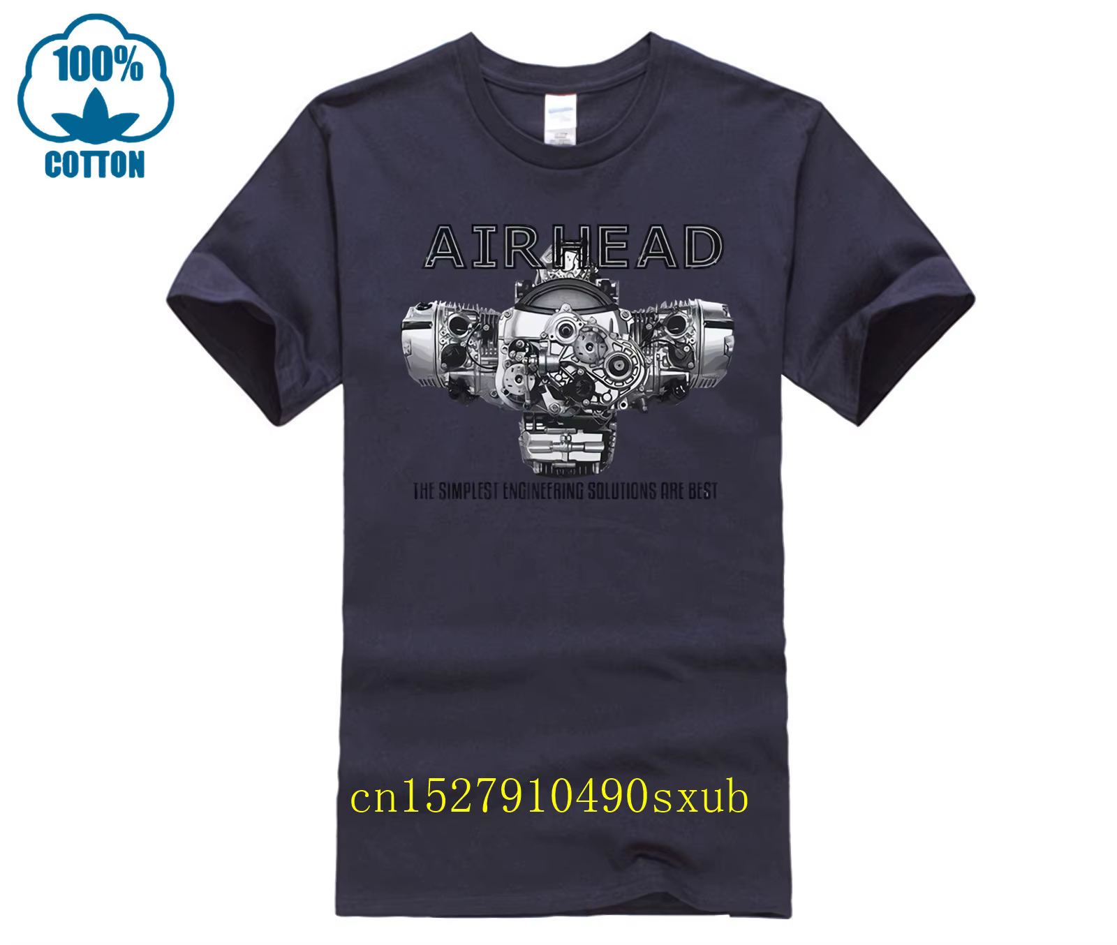 Airhead Boxer Engine Runder T-shirt Heather pour hommes