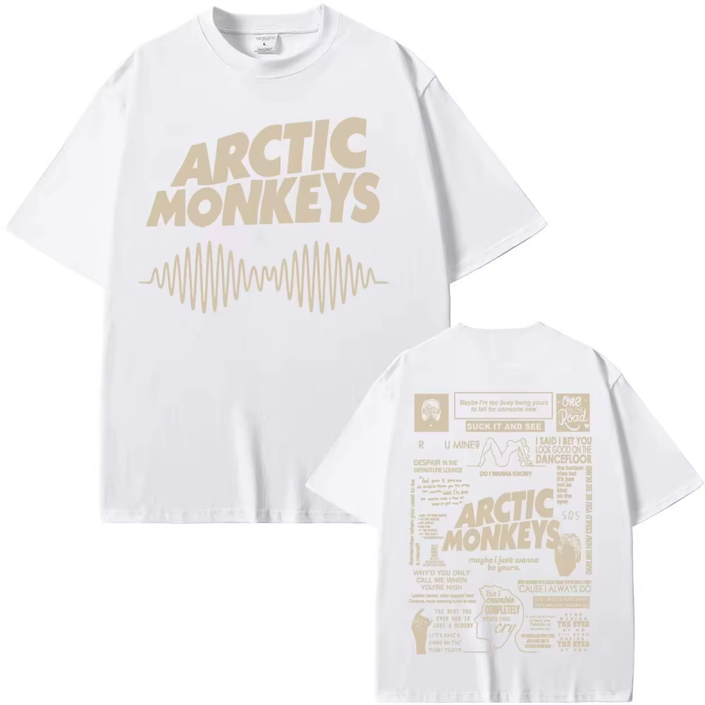 Nouveau T-shirt Rétro de l'été 2026 du groupe Arctic Monkeys