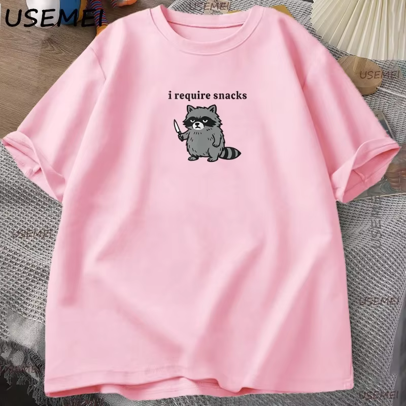 Je rechercher des collations T-Shirt drôle raton laveur hommes femmes