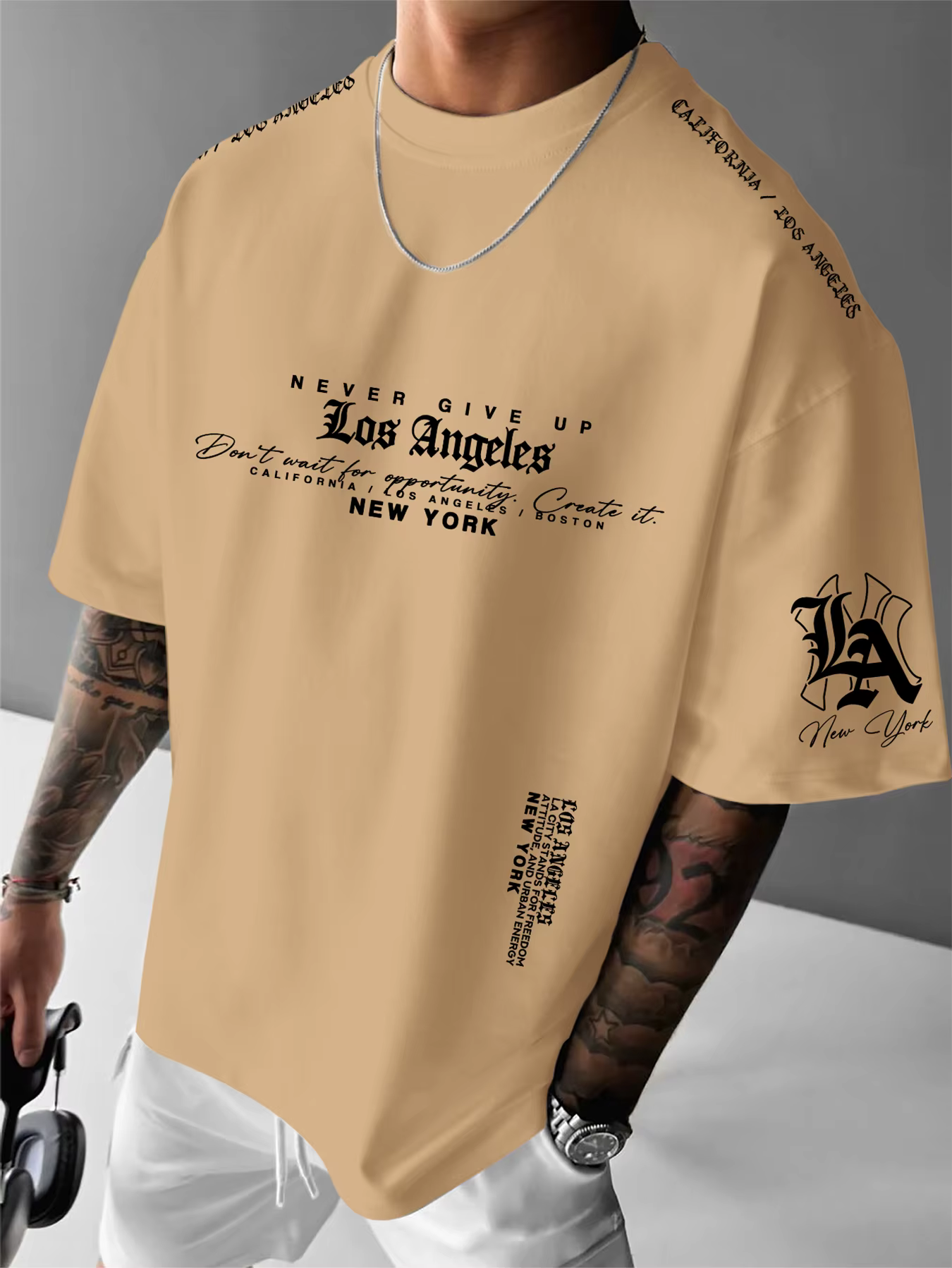 T-shirt imprimé pour hommes