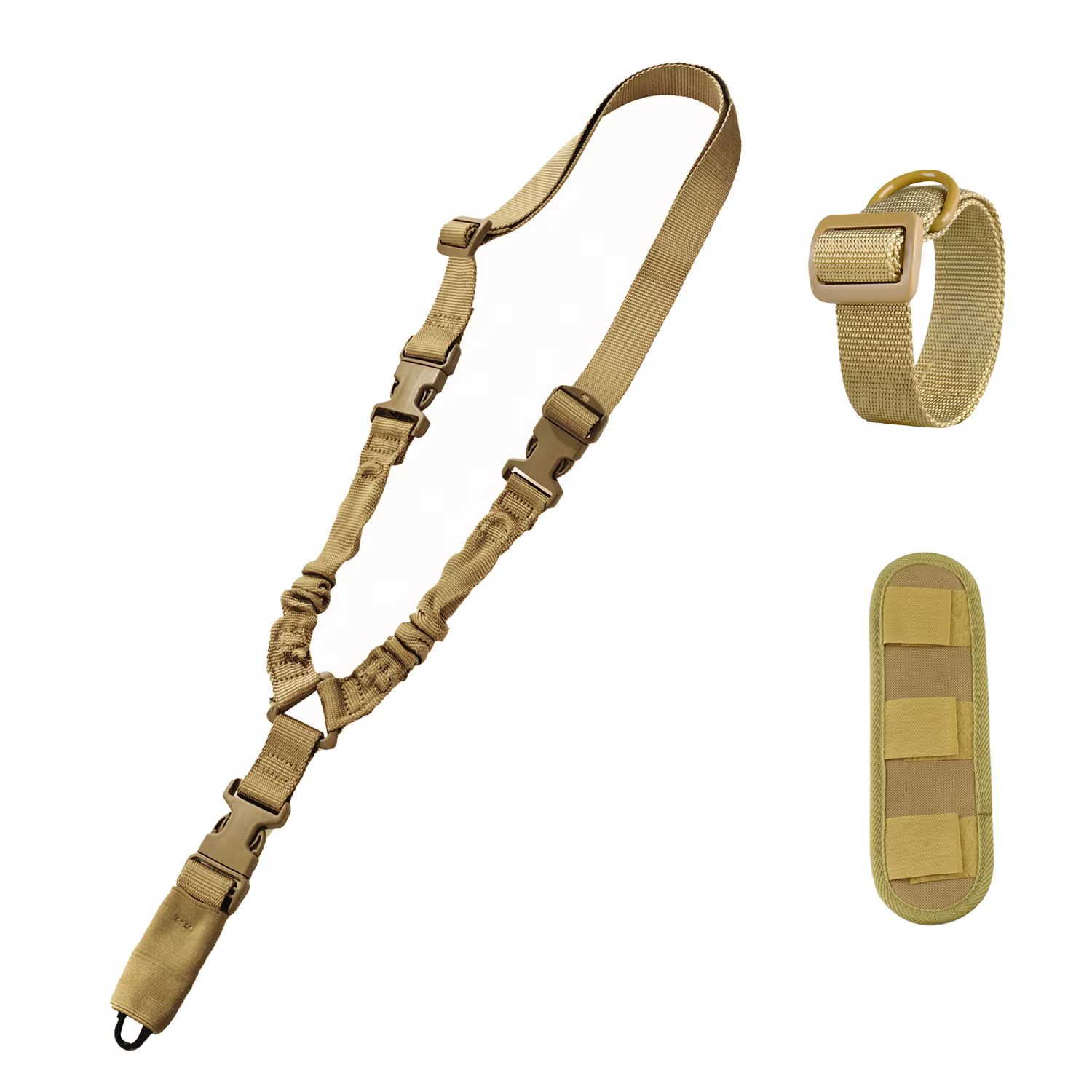 Pistolet tactique en Nylon, fusil diagonal à point unique, sangle à bandoulière pour pistolet à eau d'extérieur, accessoire de corde tactique CS réelle