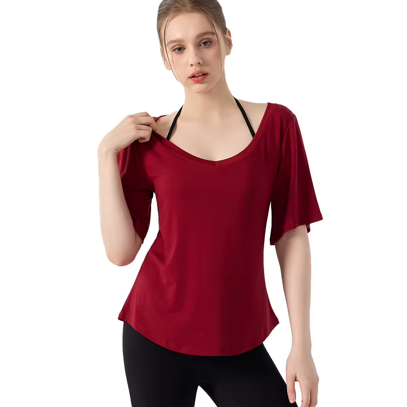 T-shirt de yoga pour femmes