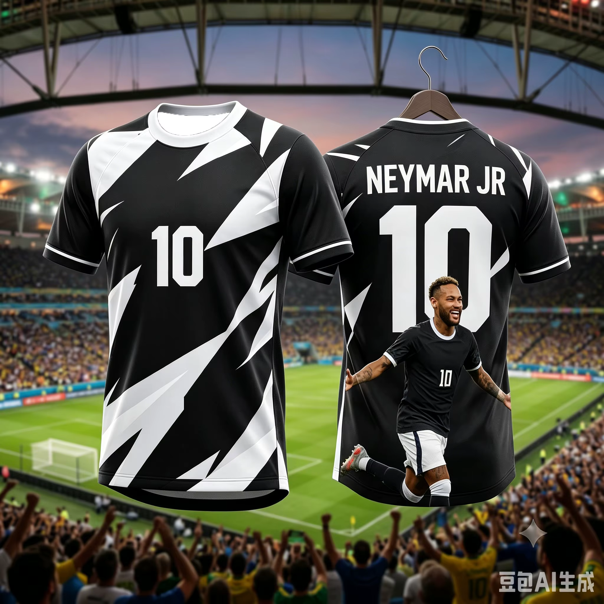 T-shirt de football du Brésil Neymar #