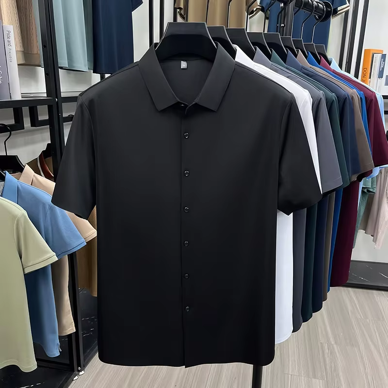 Chemise d'été pour homme à manches courtes