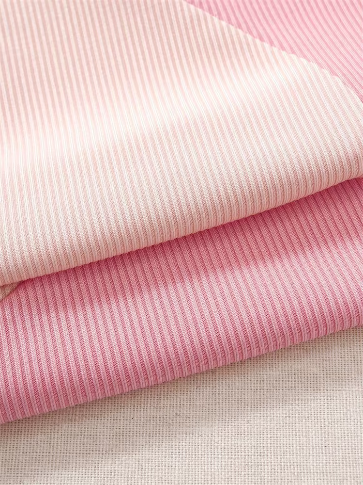 Débardeur rose en tricot côtelé pour femmes
