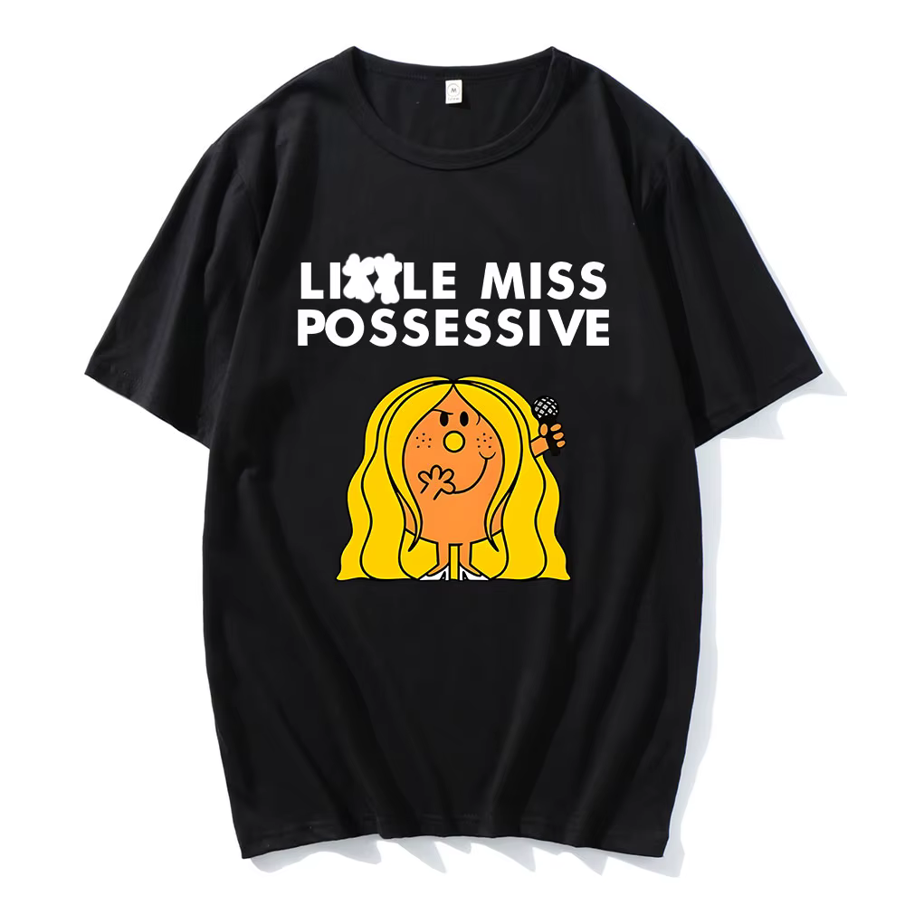 Tate McRae chanteur graphique t-shirts Miss possessif Tour du monde 2025 t-shirt coton haute qualité homme
