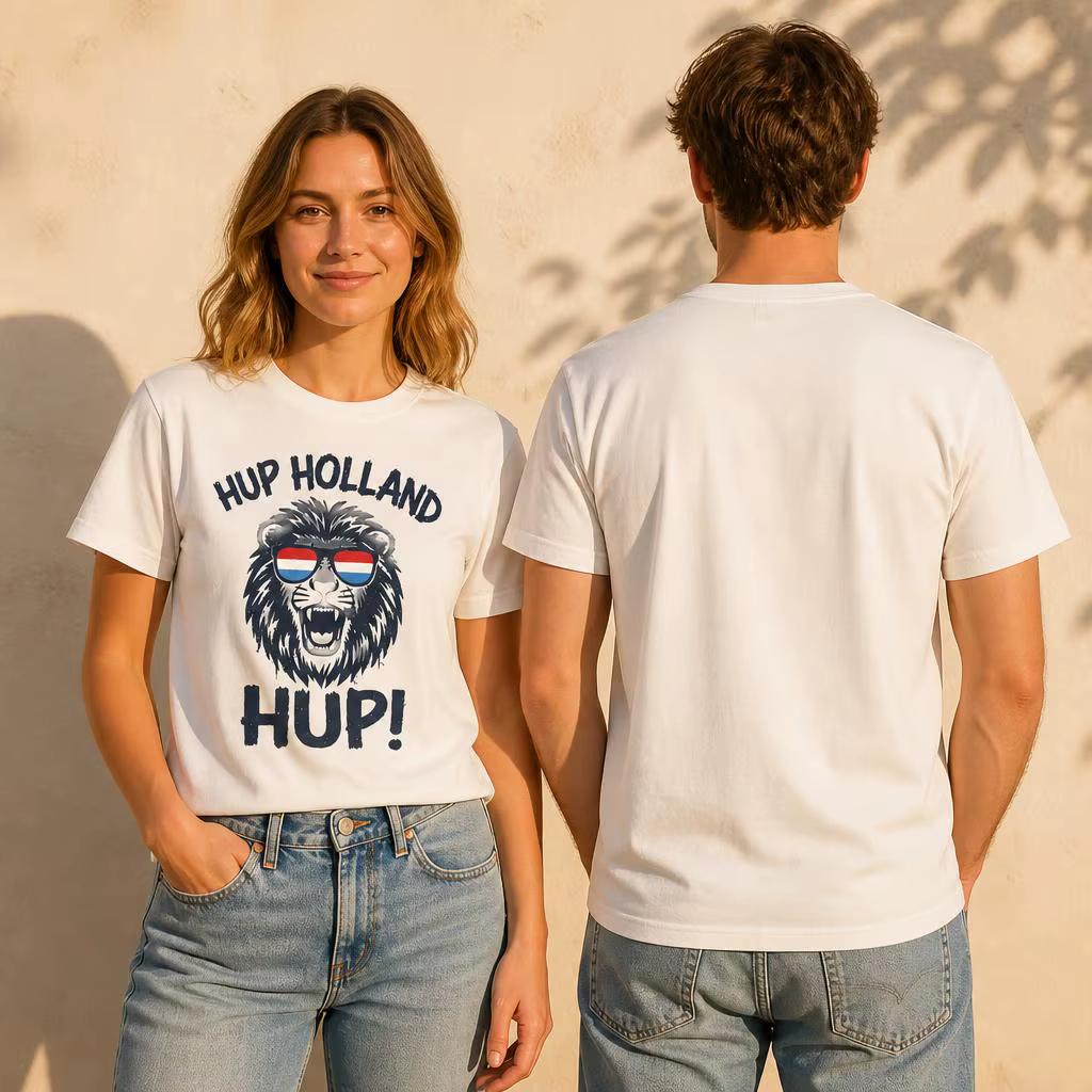 Hup Holland T-shirt avec drapeau des Pays-Bas