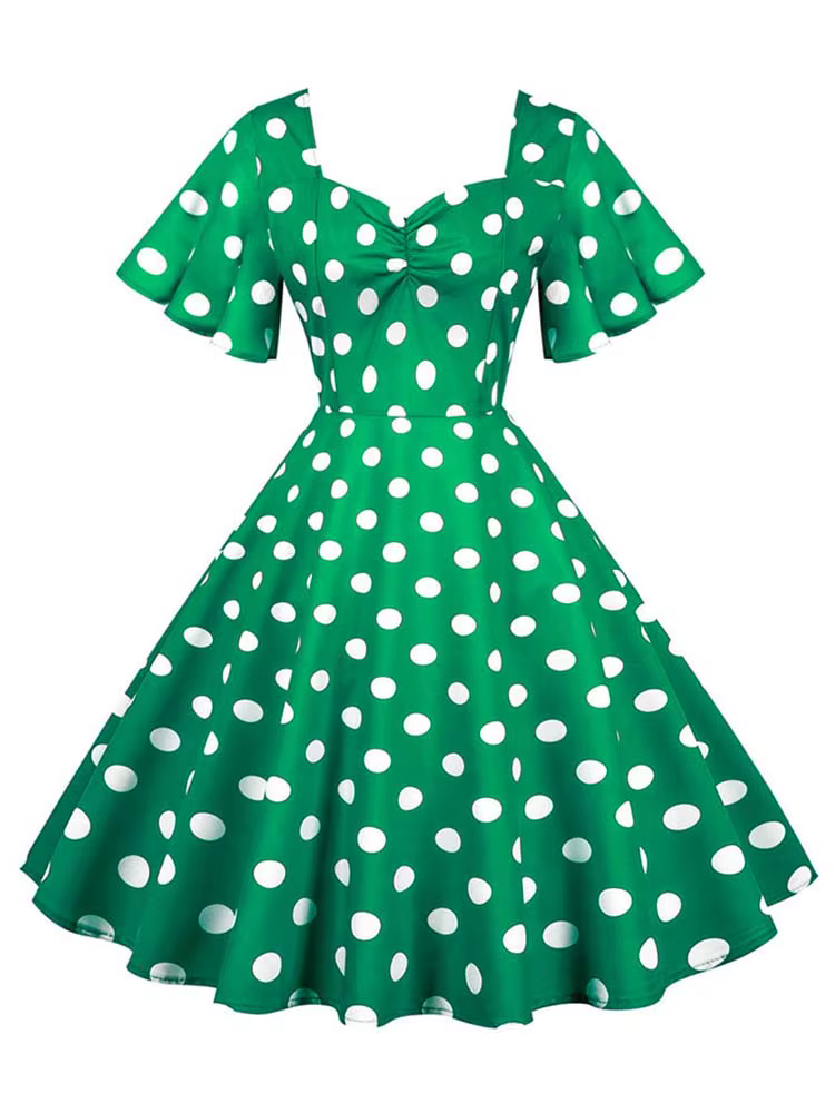 Robe d'été à manches papillon pour femmes