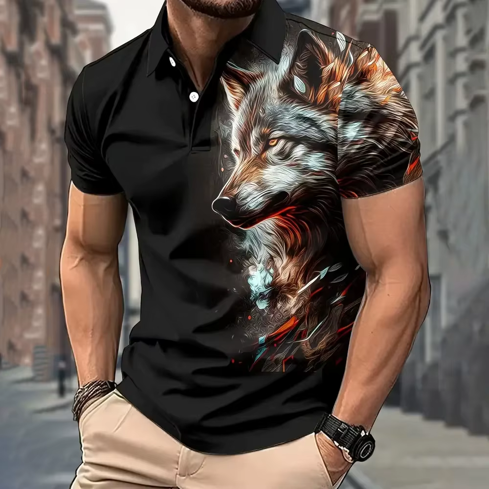 Polo à manches courtes pour hommes