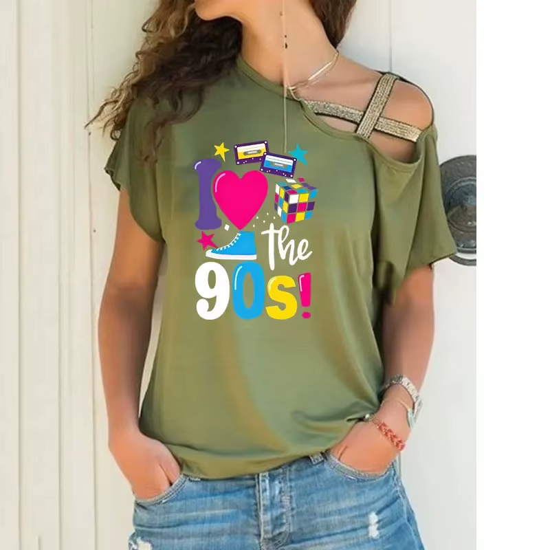 T-shirt femme rétro 90 dessin animé
