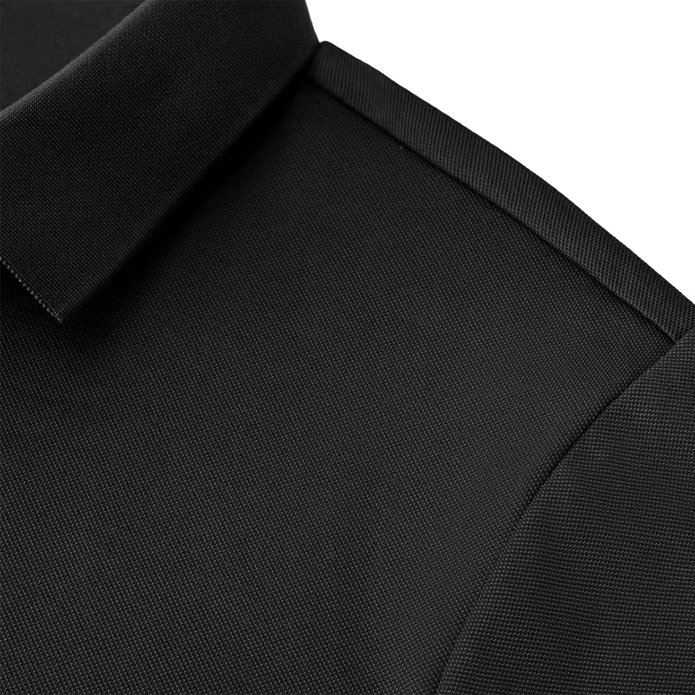 Meilleur luxe soie lin coton hommes polos