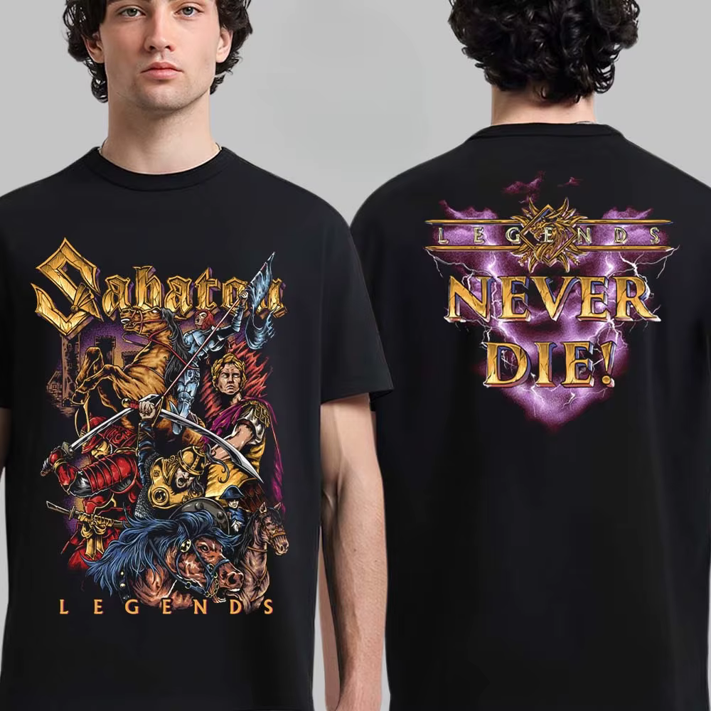 T-shirt unisexe Sabaton en coton 2026