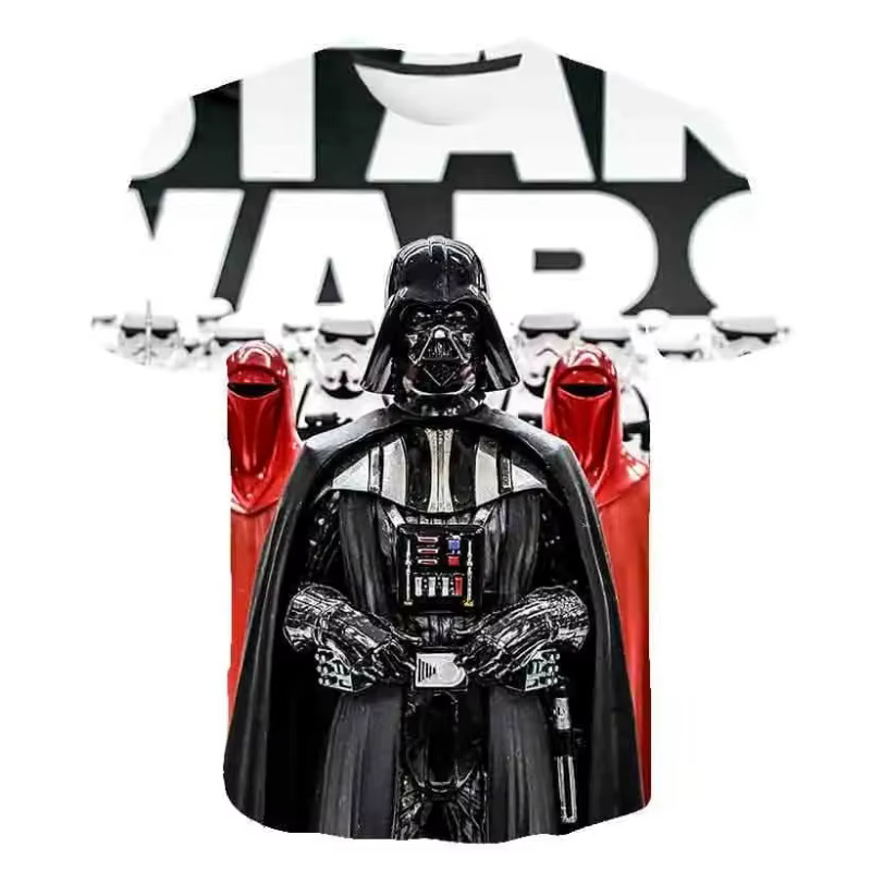 T-shirt imprimé 3D Star Wars pour homme