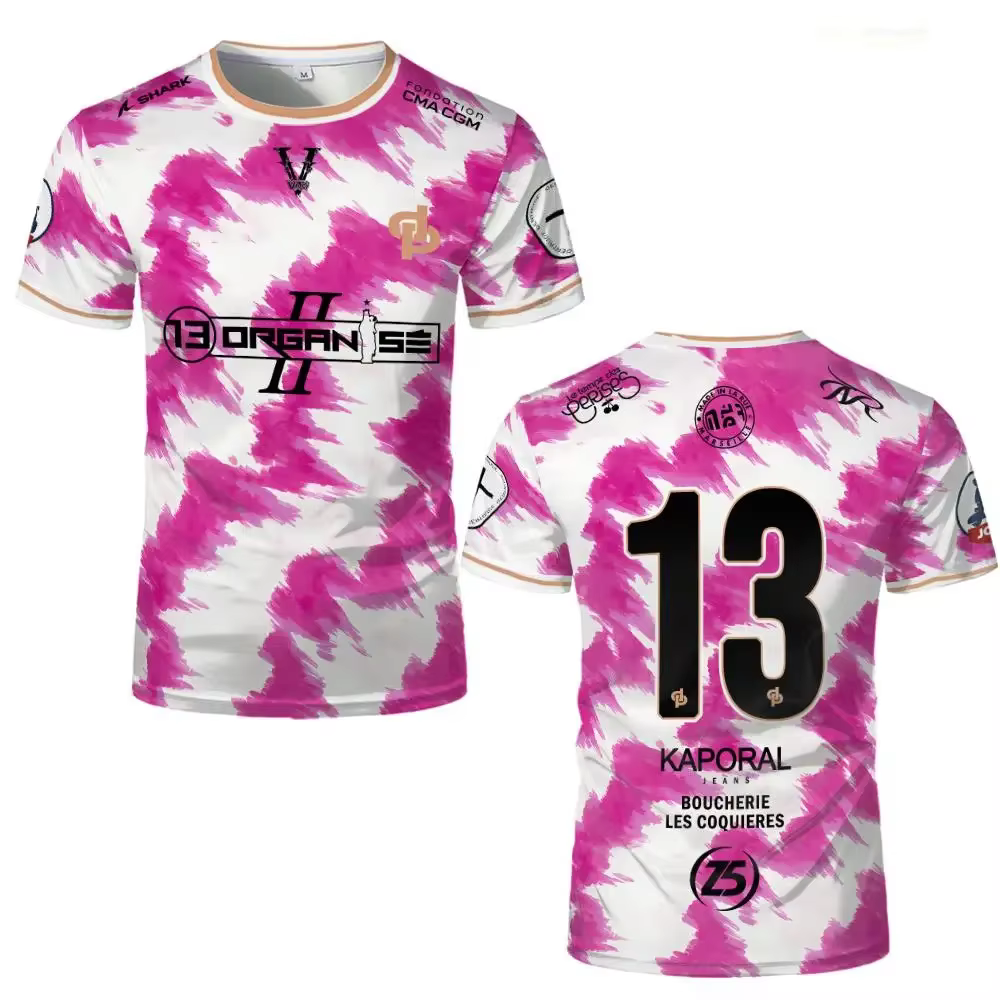 Nouveau T-shirt avec impression intégrale de JUL Marseille Rap 13