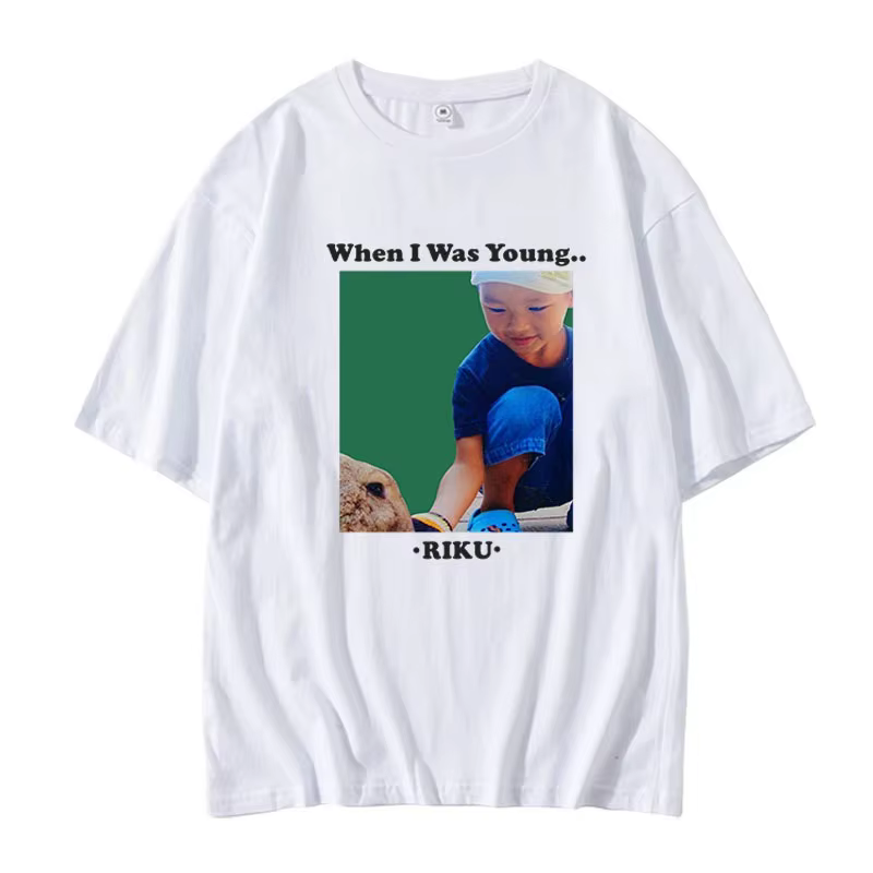 NCTWISH Concert quand j'ai été jeune avec le même T-shirt ample à la mode pour femmes