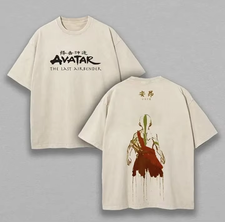 Avatar Aang Manga T-shirt Hommes Femmes Vêtements