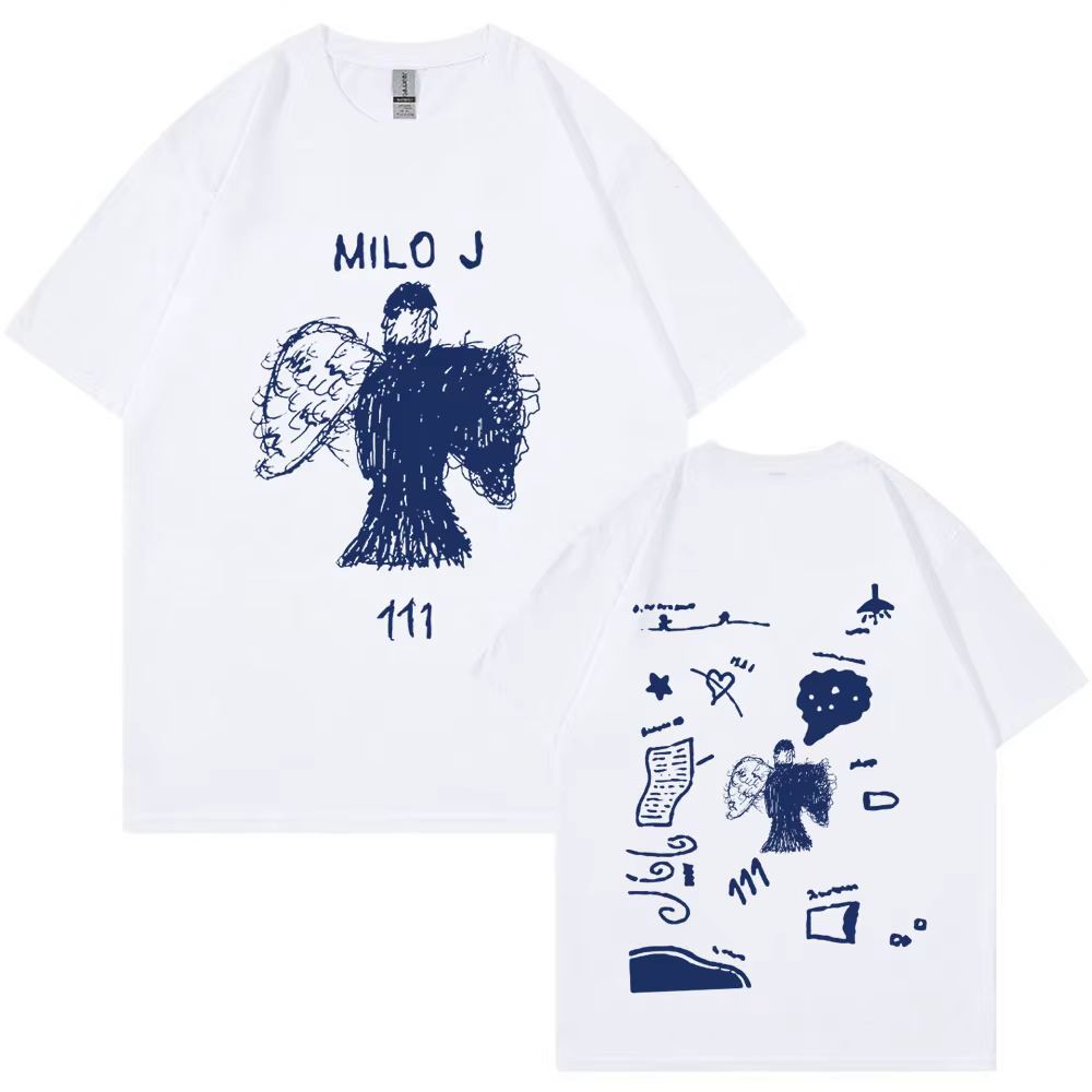 Rappeur Milo J 111 Album Merch T-shirt hommes femmes vêtements Harajuku Hip Hop