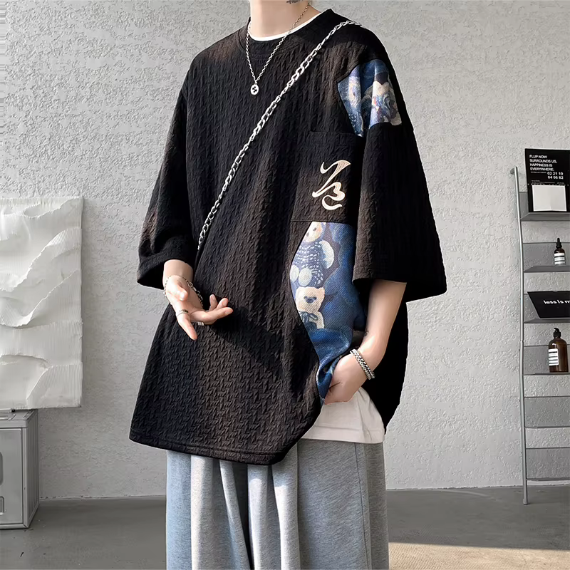 T-shirt manches mi-longues homme