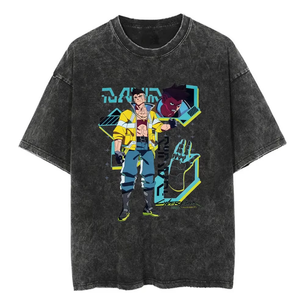 T-shirt d'été Cyberpunk Edgerunners David Martinez 2026
