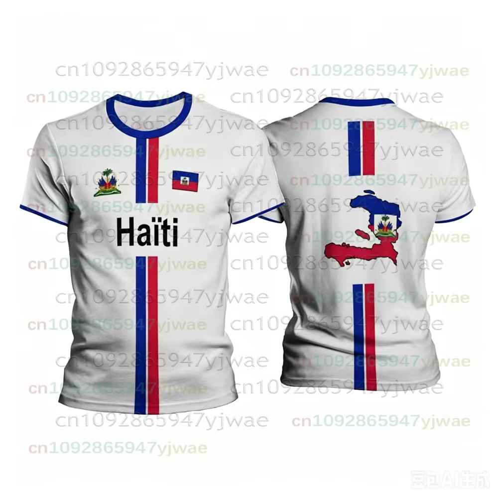 T-shirts de football Haïti pour hommes
